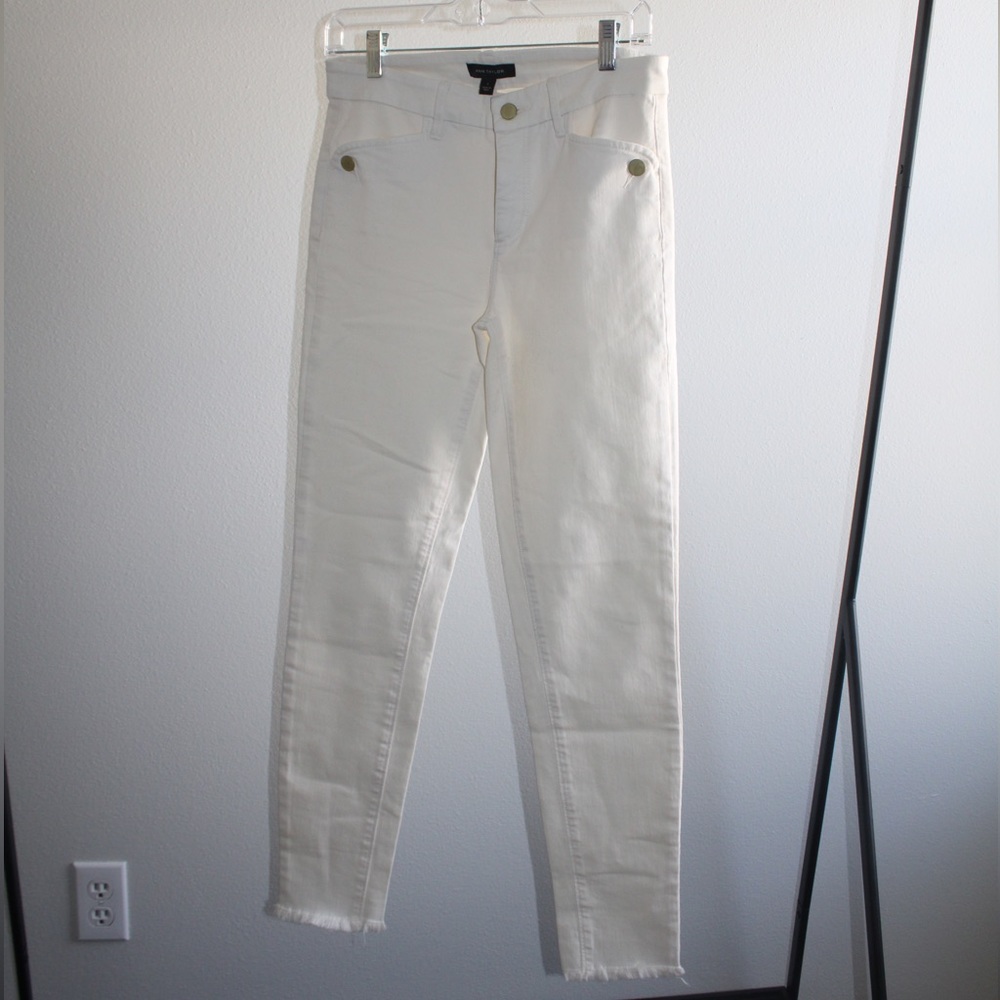White Ann Taylor jeans size 4